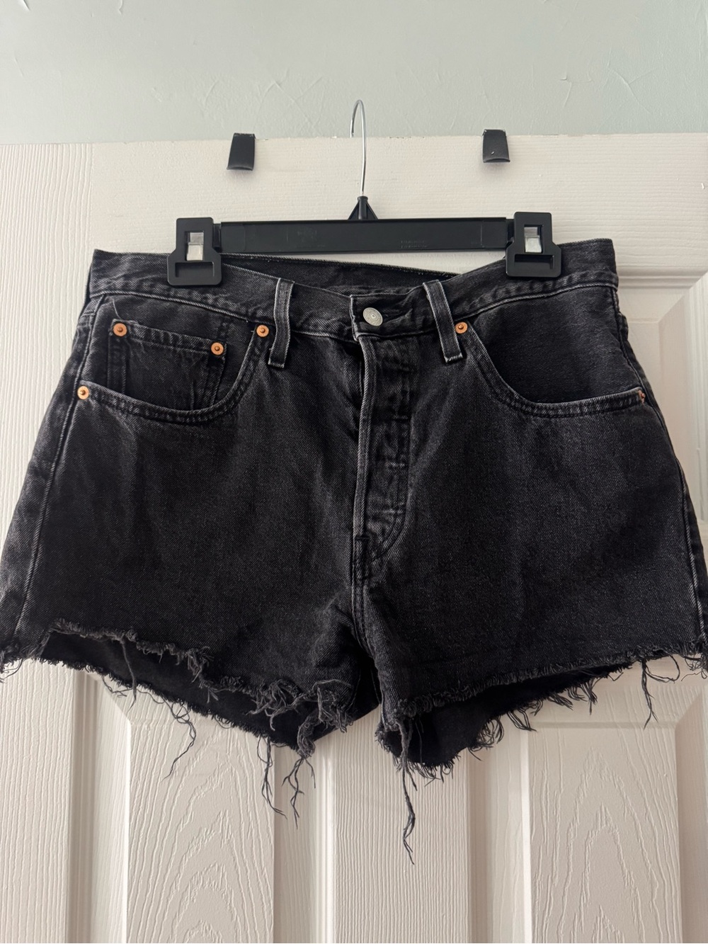 Levi's High Rise Denim Shorts